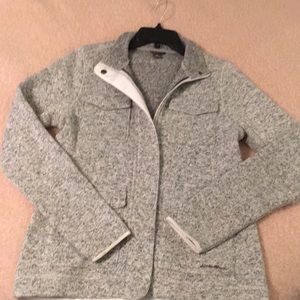EUC Eddie Bauer size M fleece lined sweater/jacket